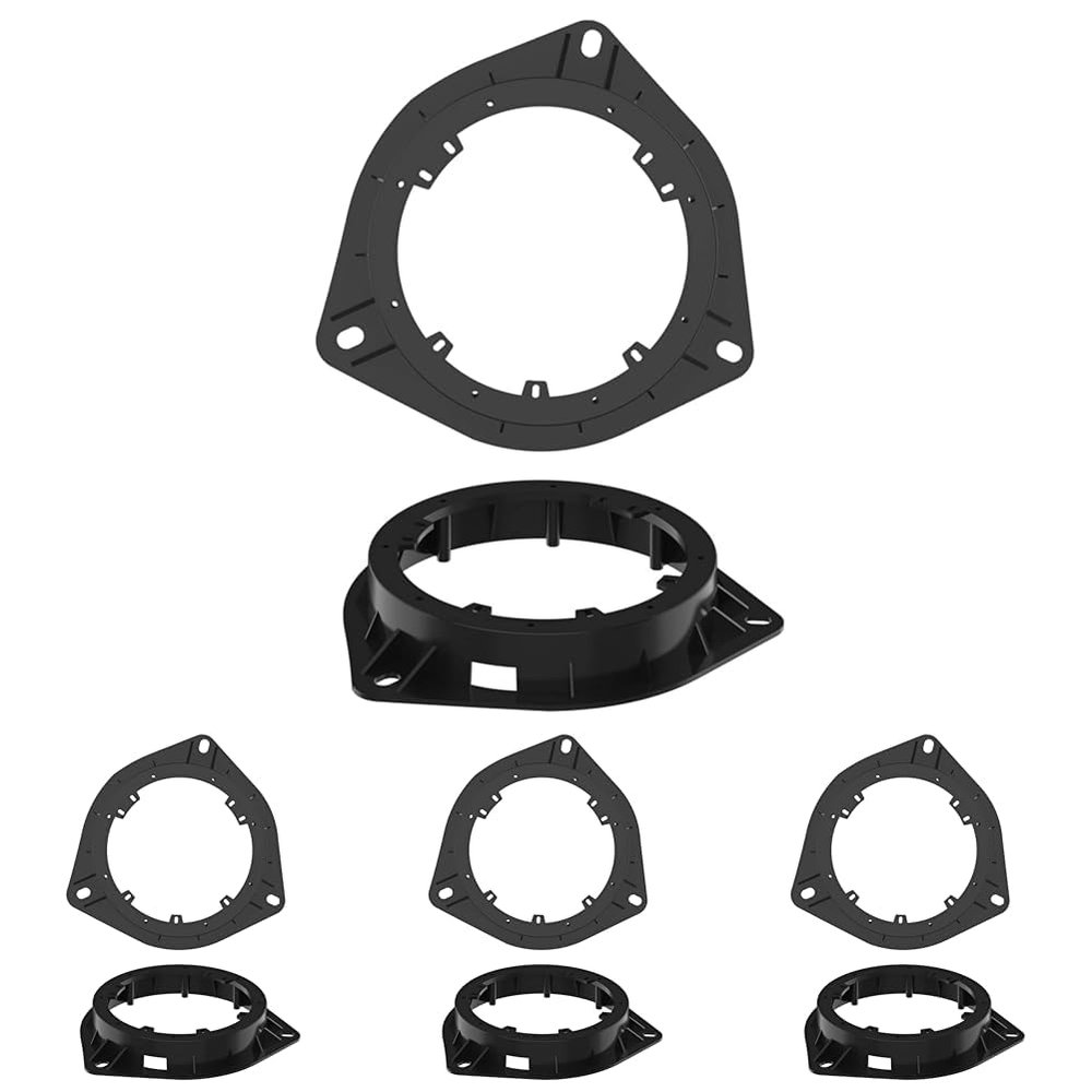Metra 82-8153 Front Door Speaker Adapters 6-6.75 Inch for 2001-2007 Toyota (Pack of 4)