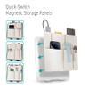 Rmour S1 Magnetic Organizer Board  Heavy-Duty Canvas Wall Storage with 6 Pockets & Hidden Compartment for Fridge, Office Desk, or Entryway, Back of Door Organizer view 2