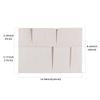 Rmour S1 Magnetic Organizer Board  Heavy-Duty Canvas Wall Storage with 6 Pockets & Hidden Compartment for Fridge, Office Desk, or Entryway, Back of Door Organizer view 4
