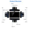 1080P Dash Cam 3in Screen Vehicle Driving Recorder with Front Rear Camera G-Sensor Motion Detection Parking Monitor Night Vision Loop Recording 32G MMC Card Not Included view 3