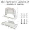 FTWMEME Starlink Router Mount - ABS Starlink Wall Mount for Gen 3 V3 Routers and Power Adapters, Starlink Gen 3 Mount, Starlink Internet Kit Satellite, Ideal for Wall, Home Office, or RV Setup view 2