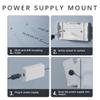 FTWMEME Starlink Router Mount - ABS Starlink Wall Mount for Gen 3 V3 Routers and Power Adapters, Starlink Gen 3 Mount, Starlink Internet Kit Satellite, Ideal for Wall, Home Office, or RV Setup view 4