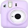 BMAOLLONGB Mini 12 Camera Case, Fullbody Thin Lightweight Silicone Camera Skin Body Rubber Cover Case for Fujifilm Instax Mini 12 (Purple, Smooth) view 1