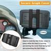 Fish Finder Cover Strap Fishing Graph Cover Straps for Securing Graph Cover for Travel view 3