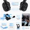 Hollyland Solidcom SE Full Duplex 4-Users ENC Noise Cancellation Wireless Intercom Headset System 1100ft Team Communication with PTT Mute Single Ear Headset for TV Film Production (2.4GHz Version) view 2