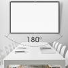 16:9 Thicken Projector Screen Foldable Washable Portable Projector Screen Semi-Translucent Curtain Rear Projection Screen for Outdoor and Indoor Use, Home Cinema, Soft White(60 Inch) view 4