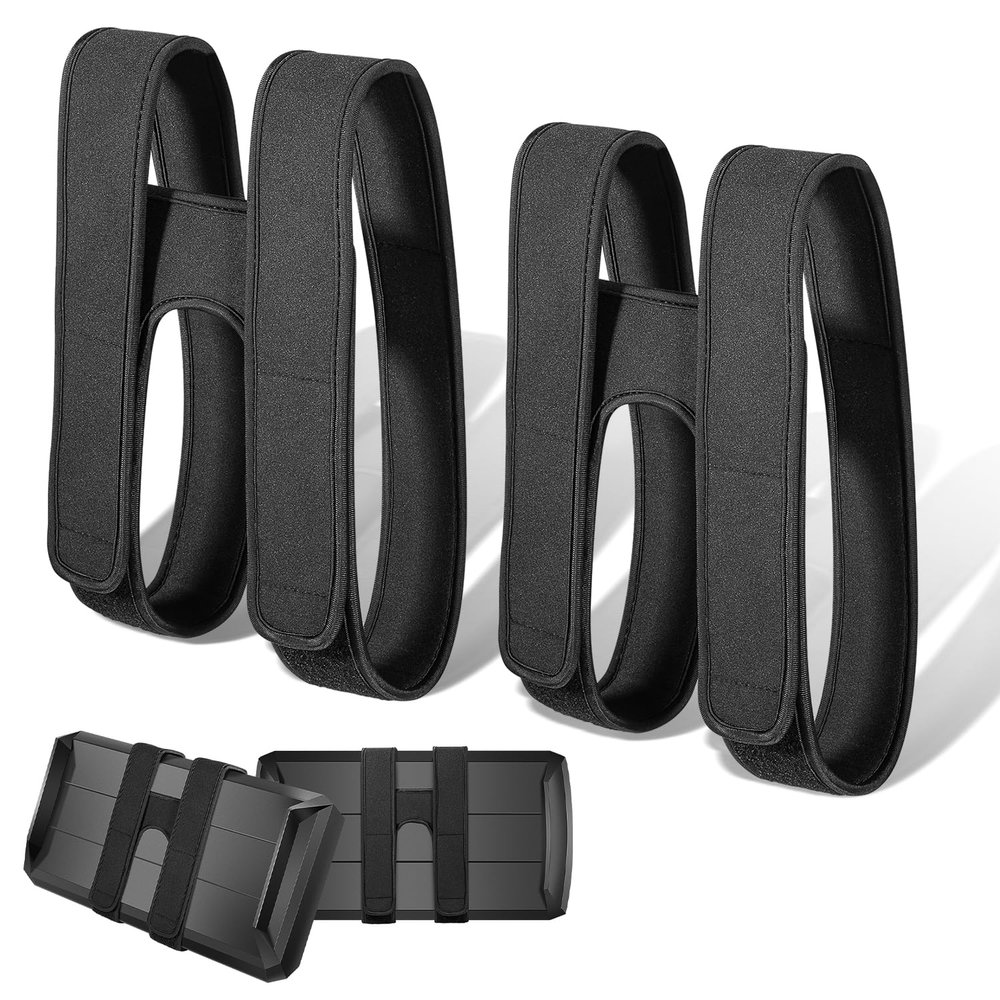 2 Pack Fish Finder Cover Strap Fishing Graph Cover Straps for Securing Graph Cover for Travel