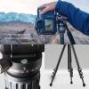Tilta Forest Green Carbon Fiber Camera Tripod with Fluid Head, 3-Stage Legs, 5KG Max Load, ARCA Receiver, 160CM Travel, Green view 4