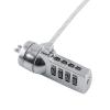 Laptop Combination Security Lock Cable Theft Deterrent 4 Digit Password for Notebook PC - Superior Strength and Convenient, Ideal for Office Workers and Students view 4