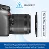 58-67mm Step-Up Ring Adapter, 58mm to 67mm Step Up Filter Ring for 58mm Lens Mount 67mm for DSLR Lenses and ND UV CPL IR Filters 58-67mm view 4
