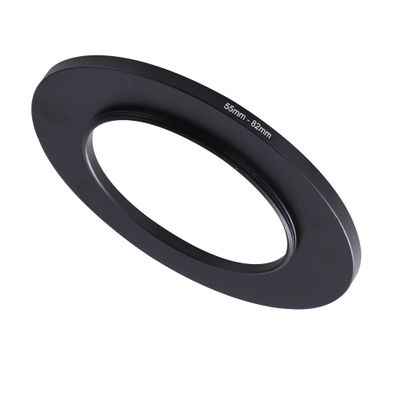55-82mm Step-Up Ring Adapter, 55mm to 82mm Step Up Filter Ring for 55mm Lens Mount 82mm for DSLR Lenses and ND UV CPL IR Filters 55-82mm