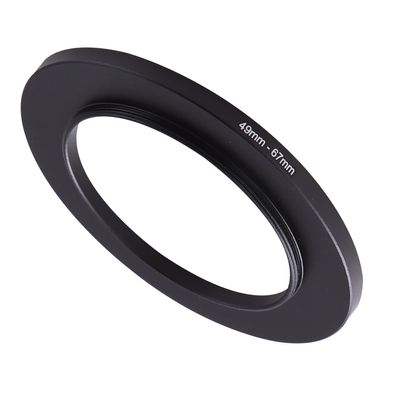 49-67mm Step-Up Ring Adapter, 49mm to 67mm Step Up Filter Ring for 49mm Lens Mount 67mm for DSLR Lenses and ND UV CPL IR Filters 49-67mm