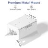 CaGuan Wall Mount Bracket Compatible with Eufy Security SoloCam S340, Rust-Proof Metal Corner Mount for Eufy S340 Solar Security Camera with Coverage of 270 on Both Sides of The House view 3