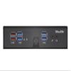 SHUTTLE XPC Slim Barebone DS50U, Intel Celeron 7305, 2X LAN (1x 2.5Gbit,1x 1Gbit), 1xCOM,1xHDMI,1xDP, 1x VGA, fanless, view 2