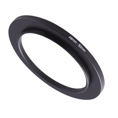 49-62mm Step-Up Ring Adapter, 49mm to 62mm Step Up Filter Ring for 49mm Lens Mount 62mm for DSLR Lenses and ND UV CPL IR Filters 49-62mm