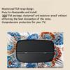 JONKMY TV Cover TV Dust Cover Indoor 42"-85" LCD/LED Monitor Cover Thickened TV Screen Protector Modern Fashion Blue TV Display Cover Hanging/Desktop Universal Decorative-Blue-3||80-85 inch view 3