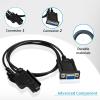 HT1000 RKN4035 Programming Cable for Motorola XTS3500 JT1000 MT2000 MT2100 view 3