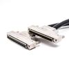 GXMRHWY SCSI Cable Assembly Straight 100pin Male HPDB to HPCN Male with Metal Shell Shielded Twisted Pair Cable Zinc Alloy Cable Length 5Meter view 1
