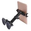 Aluminum Tablet Holder with Dual Suction Cup Base for Car/Boat Windshield, Tablet Stand Fits iPad Air 13" M2 (2024), iPad Pro 12.9" and other 4.7-15" Tablets, Mount on Window Bathroom Mirror view 1