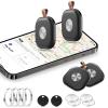 4-Pack Air Tracker Key Finder Works with Apple Find My (iOS Only), Black view 1