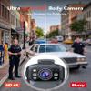 BOBLOV B4K5 4K Body Camera, 3400mAh IP68 Waterproof GPS Police 128GB Body Cams for 11Hrs(1080P Only) Video Record, Provide Charging Dock, Night Vision Video Camcorder for Personal, Guard Civilians view 2