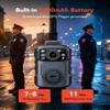 BOBLOV B4K5 4K Body Camera, 3400mAh IP68 Waterproof GPS Police 128GB Body Cams for 11Hrs(1080P Only) Video Record, Provide Charging Dock, Night Vision Video Camcorder for Personal, Guard Civilians view 4