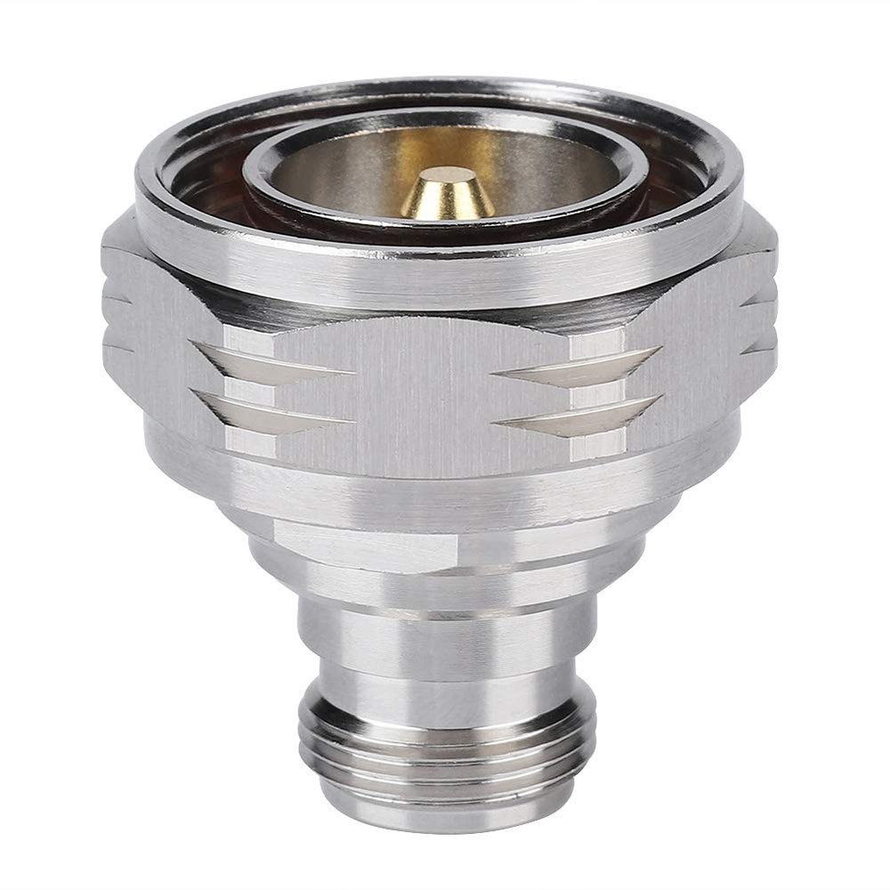 MUNEFE Brass Male to N Female Connector, Male to N Female Jack Straight Connector, RG8 RG213 Cable Adapter for Scanner for Enhanced Signal Transmission