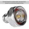 MUNEFE Brass Male to N Female Connector, Male to N Female Jack Straight Connector, RG8 RG213 Cable Adapter for Scanner for Enhanced Signal Transmission view 2