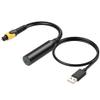 CERRXIAN Digital Coaxial Optical SPDIF to Analog AUX Audio Cable - Optical to 3.5mm Female Conversion with USB Power - for PS4/Xbox/Optical Port to Sound Box view 1
