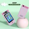 1080P Digital Camera, Autofocus 48MP Digital Camera with 2. Touchscreen, Vlogging Camera 700mAh with Alarm Clock MP3 Music Player Portable Camera (PinkP) view 2