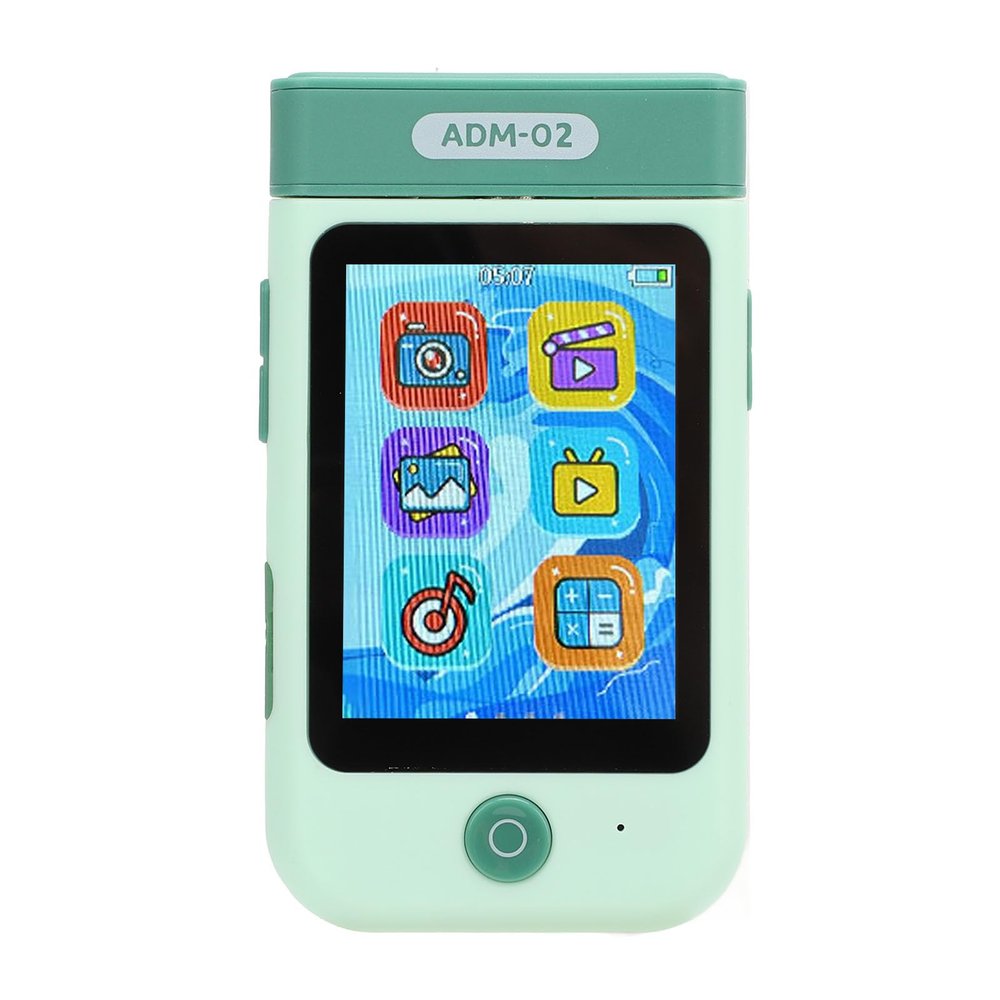 1080P Digital Camera, Autofocus 48MP Digital Camera with 2. Touchscreen, Vlogging Camera 700mAh with Alarm Clock MP3 Music Player Portable Camera (Green)