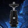 Ball Head Mount, Camera Tripod Ballhead Adapter Metal Panorama Ball Head Holder for Tripod Monopod Slider DSLR Camera Camcorder view 3