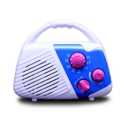 HBNOM Waterproof Speaker with FM Radio, Shower Radio for Inside Shower, Splash Proof AM/FM, for Pool Beach Home Party Travel Outdoors