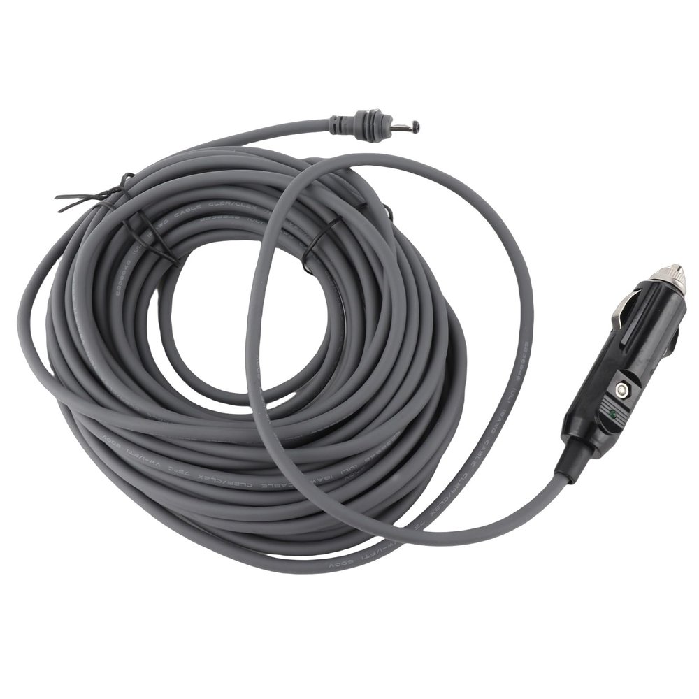 Mini DC Power Extension Cable for Car, Replacement Accessories Kit, Gray, 10M