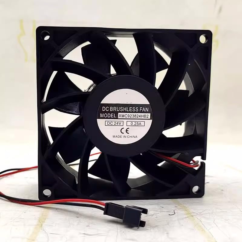 for XMC923824HB2 24V 0.25A 9038 2-Wire high air Flow Welding Machine Inverter Cooling Fan