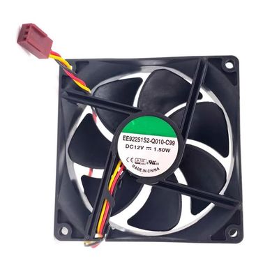 for EE92251S2-Q010-C99 9025 12V 1.50W Chassis Silent Frequency Converter Cooling Fan