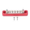 5 Terminal Distribution Block Busbar, Circuit Modification Busbar Connection, Wire Terminal Block for Circuit Modification 48VDC 100A High Current view 1