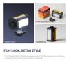 2 Pack TTARTISAN Magnetic LED Light, Rechargeable Mini LED Camera Light 3000K/4500K/6000K CRI95+ for Photography, Super Mini, Magnetic Mount with 0-180 Degrees Adjustment, Lanyard Hole view 2