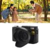 4K Digital Camera, 48MP Autofocus Vlogging Camera with 3inch Flip Screen, 16X Zoom Anti Shake and Face Beautifying Function, 4k Cameras for Photography (Black) view 4