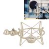 Microphone Shock Mount Holder Slip Resistance Shockproof Mic Shock Mount Clip Prevents Vibration Mic Shock Mount Clip for Recording Radio Studio (Black) view 3