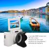 Digital Camera for Photography, 4K 48MP Vlogging Camera with 3inch Flip Screen, 16X Zoom Anti Shake and Face Beautifying Function, Autofocus Camera, Travel Camera (White) view 2