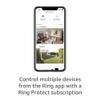 Ring Stick Up Cam Battery with Ring Floodlight Cam Pro, White view 4