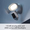 Ring Floodlight Cam Wired Pro, White with Ring Battery Doorbell Plus and All-new Ring Indoor Cam, White view 4