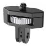 DBEIXIWEI 1/4 Metal Adapter 360 Adjustable Connector for DJI Pocket 2/Insta360 One X2 SLR view 3