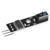 Infrared Reflection Sensor with 3pcs 1-Channel Tracking Sensor Modules, Detection Reflecting Range 1mm~25mm, Output Form: Digital (0 and 1) for Electricity Meter and Fax view 3