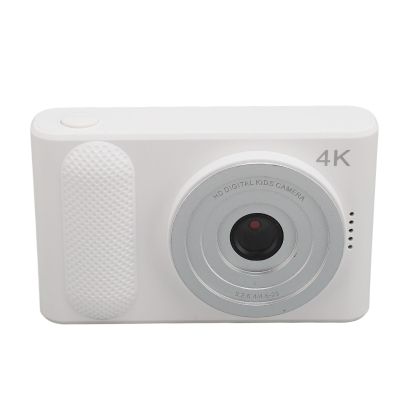 48MP 4K Digital Camera, 16X Zoom, Exciting Photography, DSLR Type Camera, for Travel, Events, Compact Camera for Wedding Graduations Vlogging with Autofocus (White)