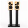 MIQXUAN Speaker Stands Wood Speaker Stands, Bookshelf Floor Speaker Stand with Sand Filling Tuning Function, for Surround Sound and Book Shelf Speakers (Size : 15cm) view 3