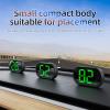 AZIJYV New Speedometer HUD GPS Digital Speed Meter MPH Car Head Up Display Suitable for All Cars,USB Cable Plug & Play view 3