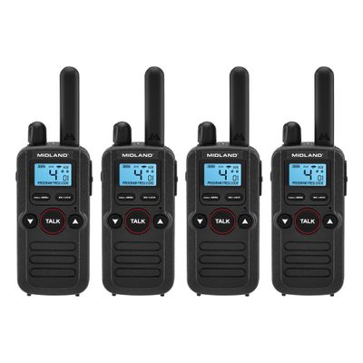 Midland BizTalk BR180 On-Site Business Radio - 4 Pack Bundle w/Chargers
