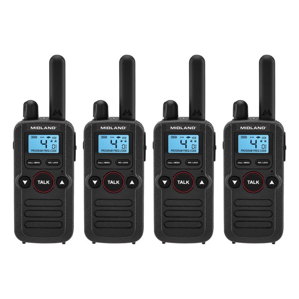 Midland BizTalk BR180 On-Site Business Radio - 4 Pack Bundle w/Chargers